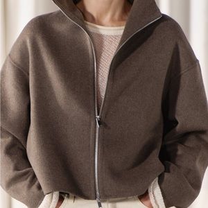 Zara Double-Faced Wool Blend Jacket (like new) / Cardigan, Size M